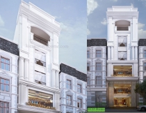 Thiết kế nhà phố theo kiến trúc Pháp