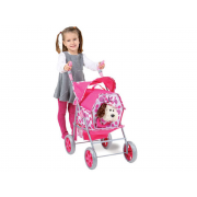 Poppenwagenset Pet stroller 5 in 1 (inclusief hondje)